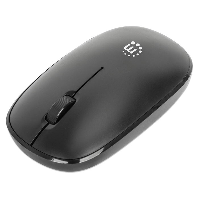 MANHATTAN Ratón Óptico Inalámbrico MW3050, Negro, 3 Botones, Rueda, 1200 DPI, 2.4 GHz, Alcance 10m, USB, Ambidiestro, Pilas AA Incluidas, 3 Años Garantía MANHATTAN Ratón Óptico Inalámbrico MW3050, Negro, 3 Botones, Rueda, 1200 DPI, 2.4 GHz, Alcance 10m, USB, Ambidiestro, Pilas AA Incluidas, 3 Años Garantía