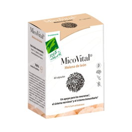 100% NATURAL MicoVital Melena de león 60 cápsulas