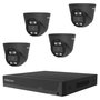 Foscam FN9108E-T4-2T Kit de videovigilancia con 4 cámaras de 5 MP y grabador