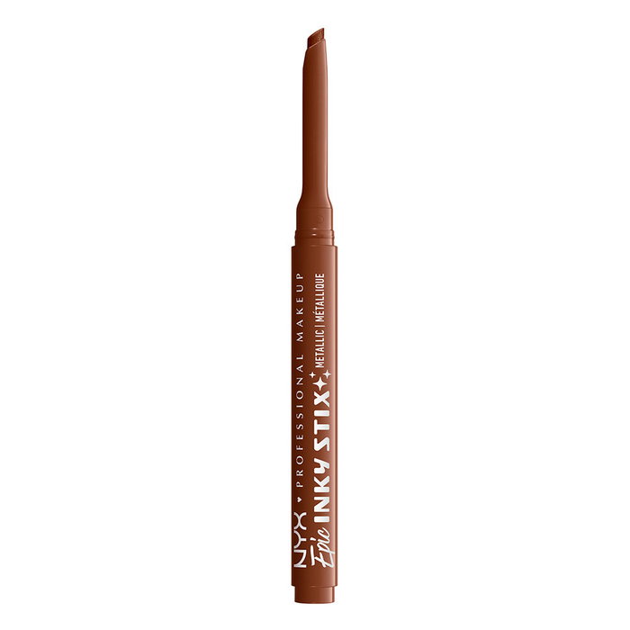 NYX Professional Makeup Epic Inky Stix delineador de ojos cremoso a prueba de agua, color Kinetic Kopper, acabado mate y 24h duración - 1 unidad