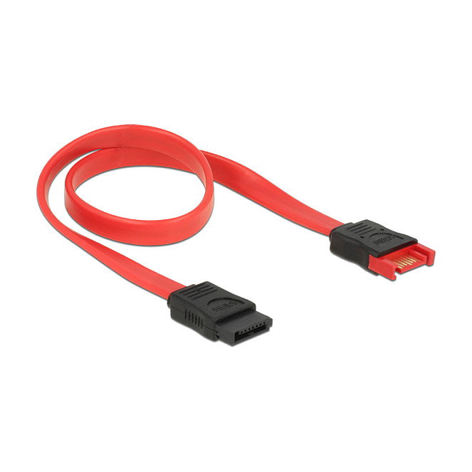 DeLOCK 83953 Cable de extensión SATA III 30 cm Rojo/Negro DeLOCK 83953 Cable de extensión SATA III 30 cm Rojo/Negro