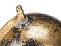 Giftdecor Globo Terráqueo Decorativo 15 cm - Surtido en Blanco, Oro y Negro, Madera, Plástico y Hierro, Dimensiones 18x28.5x16.5 cm (Set de 8)