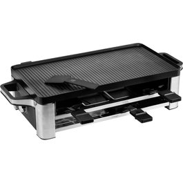 WMF Lono Raclette para 8 personas, Silver / Black