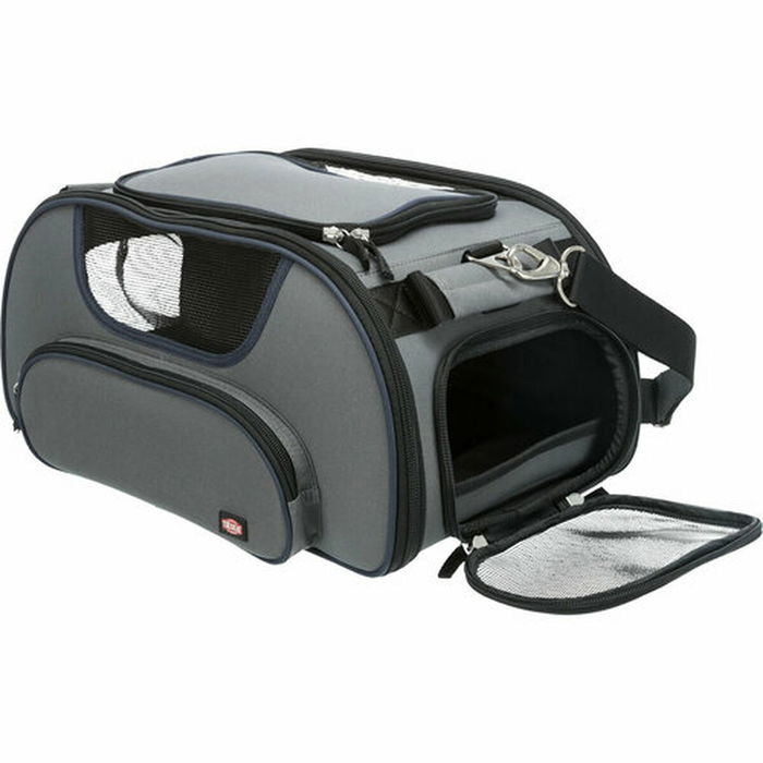 Bolso para Mascotas Trixie Airline Wings Azul Gris 28 × 23 × 46 CM