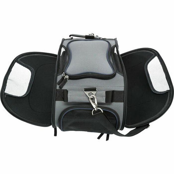Bolso para Mascotas Trixie Airline Wings Azul Gris 28 × 23 × 46 CM