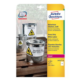 AVERY Zweckform Etiquetas de película resistentes a la humedad 210,0 x 148,0 mm