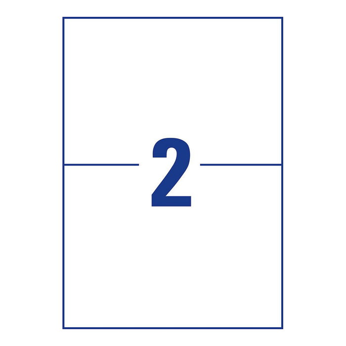 AVERY Zweckform Etiquetas de película resistentes a la humedad 210,0 x 148,0 mm