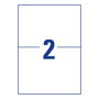 AVERY Zweckform Etiquetas de película resistentes a la humedad 210,0 x 148,0 mm