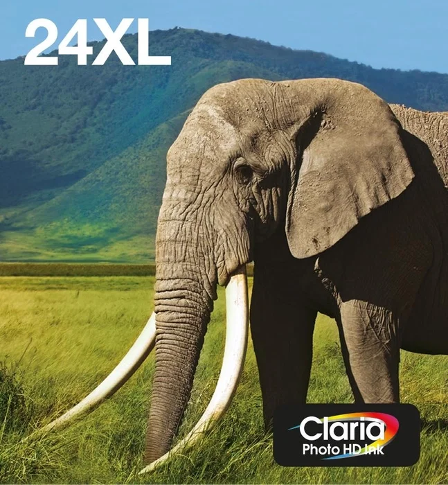 Epson Multipack 24XL Claria Photo HD 6 Colores Elefant
