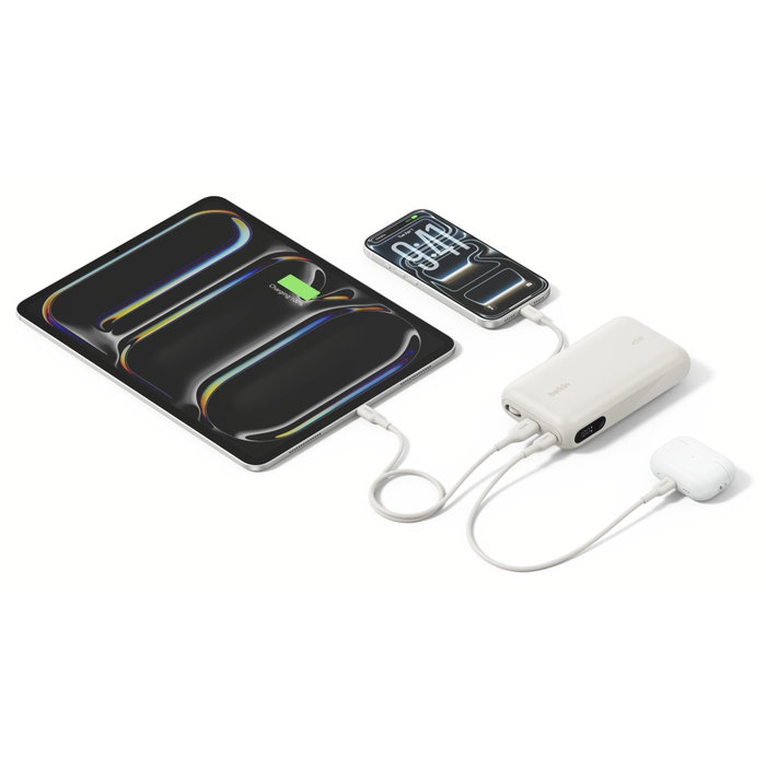 Belkin BoostCharge Powerbank PD45W con pantalla 20000mAh sand BPB030hqSA
