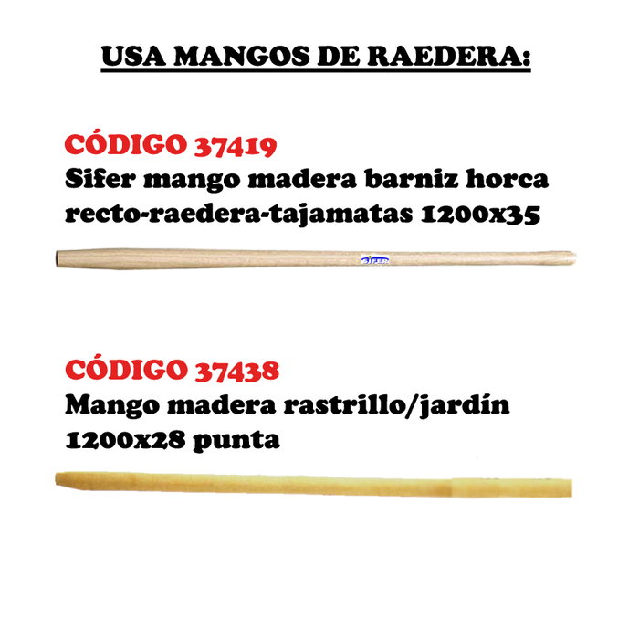 SIFER SIFER+PRO Azada Aporcador Arado Manual 11610