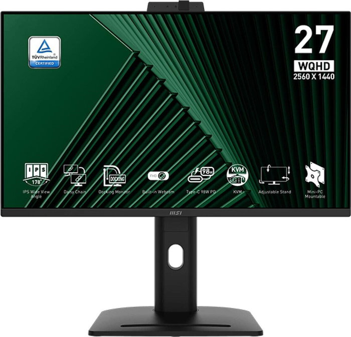 MSI Pro MP275QPDG Monitor 27 Pulgadas WQHD IPS 100Hz Negro