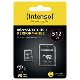 Intenso microSDXC UHS-I Performance 512 GB