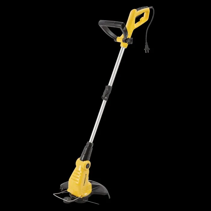 Powerplus Cortadora de césped - POW5400338118340 - 450 W, Ø 300 mm, Cabezal Inclinable y Pértiga Telescópica