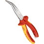 Knipex 26 16 200 T Alicates de punta plana redondeada con filo de corte