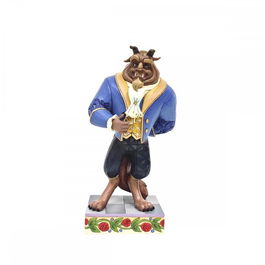 Enesco Figura Disney Bestia En Traje Clásico La Bella y la Bestia Coleccionable Regalo Fans