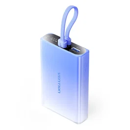 Vention FHZL0 Batería Externa Powerbank 10000 mAh Carga Rápida 22.5W Pantalla LED Azul