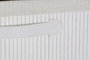 DKD Home Decor Cajonera de Bambú y Paulownia Blanca de 4 Cajones