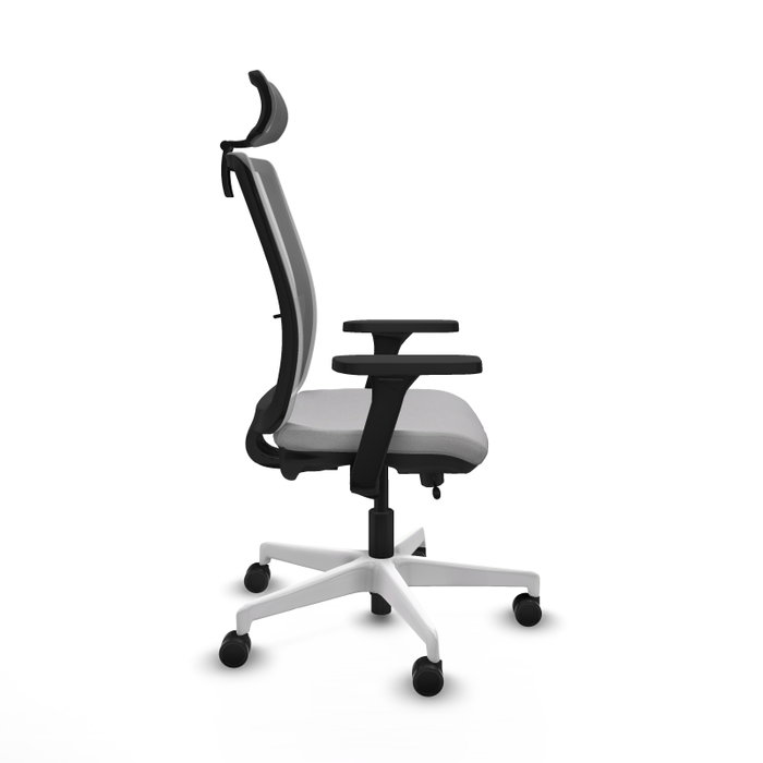 PIQUERAS Y CRESPO Silla de oficina Haches Gris con mecanismo Sincro/Traslack PIQUERAS Y CRESPO Silla de oficina Haches Gris con mecanismo Sincro/Traslack