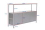 Nordure Consola Pino Atlántico Negro 120x77x29.5 cm