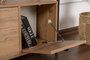 Nordure Consola Pino Atlántico Negro 120x77x29.5 cm