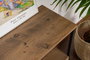 Nordure Consola Pino Atlántico Negro 120x77x29.5 cm