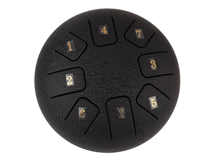 Hayman Tongue Drum de 6” Do Mayor 8 Notas Negro