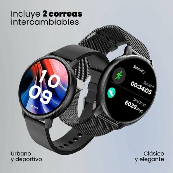 SPC Smartee Duo Classic 9652N Negro con Correa Extra SPC Smartee Duo Classic 9652N Negro con Correa Extra