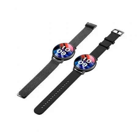 SPC Smartee Duo Classic 9652N Smartwatch AMOLED, Notificaciones Bluetooth, Frecuencia Cardíaca, Incluye Correa Extra Negra SPC Smartee Duo Classic 9652N Smartwatch AMOLED, Notificaciones Bluetooth, Frecuencia Cardíaca, Incluye Correa Extra Negra