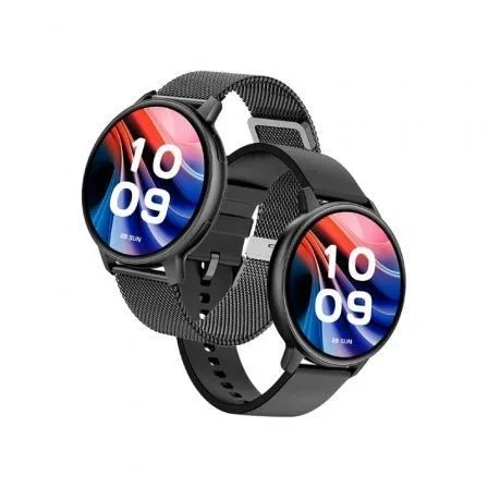 SPC Smartee Duo Classic 9652N Smartwatch AMOLED, Notificaciones Bluetooth, Frecuencia Cardíaca, Incluye Correa Extra Negra SPC Smartee Duo Classic 9652N Smartwatch AMOLED, Notificaciones Bluetooth, Frecuencia Cardíaca, Incluye Correa Extra Negra