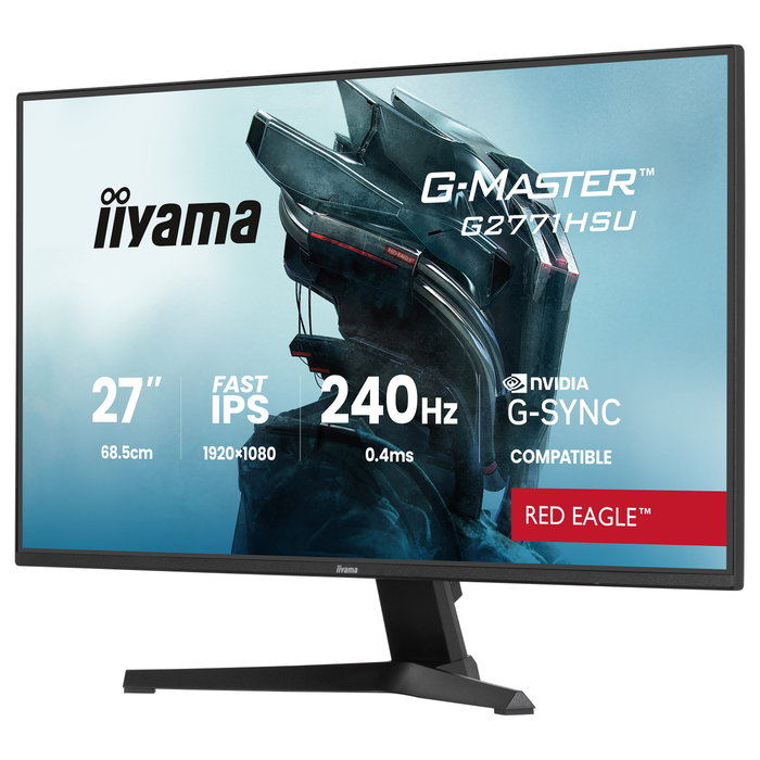 iiyama G-Master G2771HSU-B1 Monitor Gaming 27 pulg. Fast IPS 240 Hz FHD iiyama G-Master G2771HSU-B1 Monitor Gaming 27 pulg. Fast IPS 240 Hz FHD