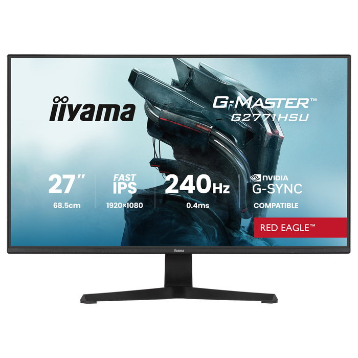 iiyama G-Master G2771HSU-B1 Monitor Gaming 27 pulg. Fast IPS 240 Hz FHD iiyama G-Master G2771HSU-B1 Monitor Gaming 27 pulg. Fast IPS 240 Hz FHD