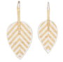 DKD Home Decor Set de 2 Decoraciones de Pared de Bambú Abanico, 27x2x55 cm
