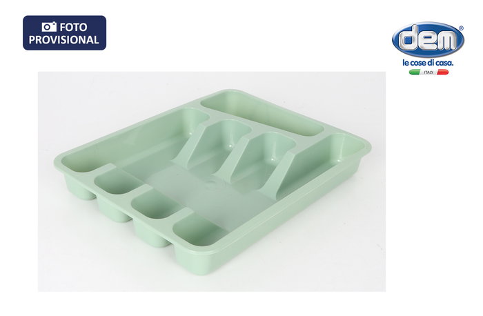 Inde Organizador De Cubiertos 5 Divisiones Blanco 25.9 cm x 4.7 cm x 33 cm (6 Unidades) Inde Organizador De Cubiertos 5 Divisiones Blanco 25.9 cm x 4.7 cm x 33 cm (6 Unidades)