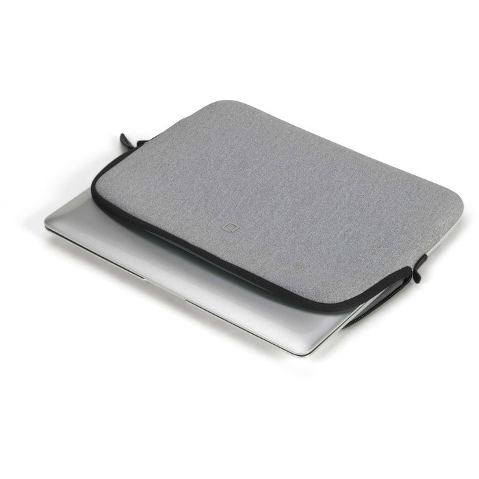 DICOTA D31751 Skin URBAN - Funda para portátil de 13" (33cm) de Neopreno Gris, Protección contra Polvo y Rayones