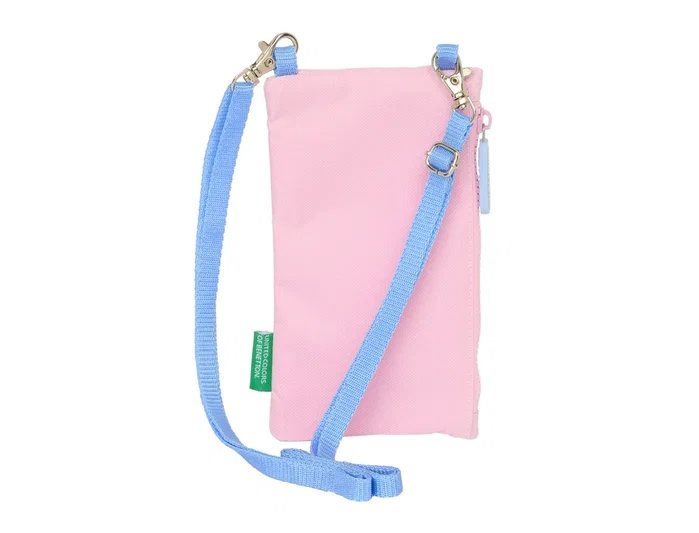 Safta Monedero Portamóvil Benetton Pink 10x19cm