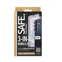 PanzerGlass Protector de Pantalla 3 en 1 para Samsung Galaxy A16 5G - Pack Kit Completo con Lámina y Marco