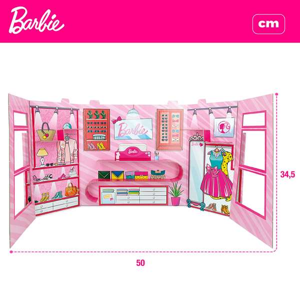 Lisciani Giochi Barbie Fashion Boutique con muñeca
