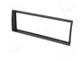 4CARMEDIA Bastidor de montaje de radio 1 DIN para VW Golf II, Negro