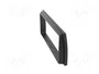 4CARMEDIA Bastidor de montaje de radio 1 DIN para VW Golf II, Negro