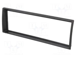 4CARMEDIA Bastidor de montaje de radio 1 DIN para VW Golf II, Negro