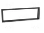 4CARMEDIA Bastidor de montaje de radio 1 DIN para VW Golf II, Negro
