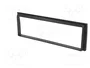 4CARMEDIA Bastidor de montaje de radio 1 DIN para VW Golf II, Negro