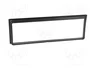 4CARMEDIA Bastidor de montaje de radio 1 DIN para VW Golf II, Negro