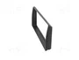 4CARMEDIA Bastidor de montaje de radio 1 DIN para VW Golf II, Negro