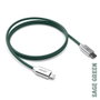 GROOVY Cable USB-C a Lightning de Silicona, 1 m, Verde Pantone C4211