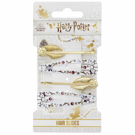The Carat Shop Blister 4 Horquillas de pelo Snitch Dorada Harry Potter