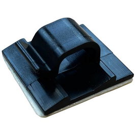 Future Soporte Adhesivo para Cables Negro Máx Ø 8mm 100ud