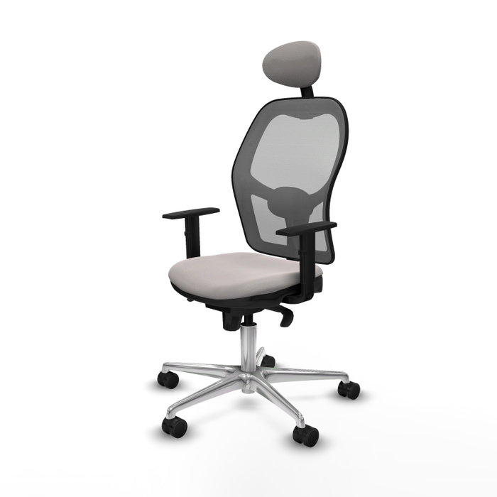PIQUERAS Y CRESPO Silla de oficina Jorquera Blanco y Gris PIQUERAS Y CRESPO Silla de oficina Jorquera Blanco y Gris
