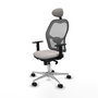 PIQUERAS Y CRESPO Silla de oficina Jorquera Blanco y Gris